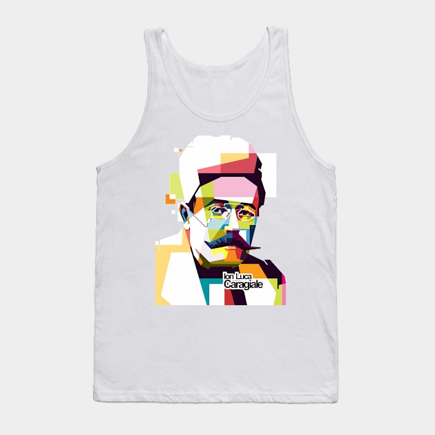 Ion Luca Caragiale Tank Top by SymbiosisArt